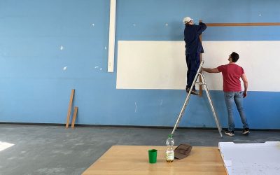 Gemeinsam für menschenwürdige Unterbringung: Ehrenamtliche starten Renovierungsaktion in der Albert-Schweitzer-Schule